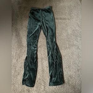 shein size small emerald green pants-never worn